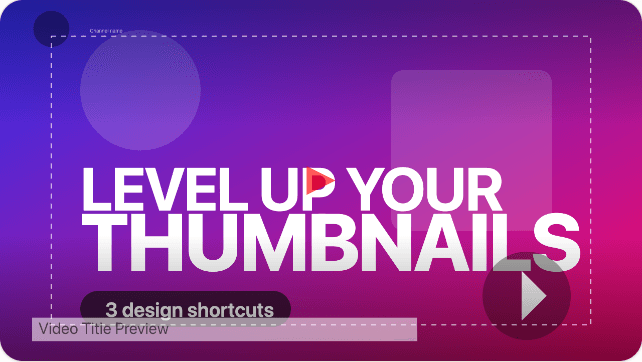 YouTube Standard 16:9 thumbnail preview with safe area overlay in Thumbnail Resizer