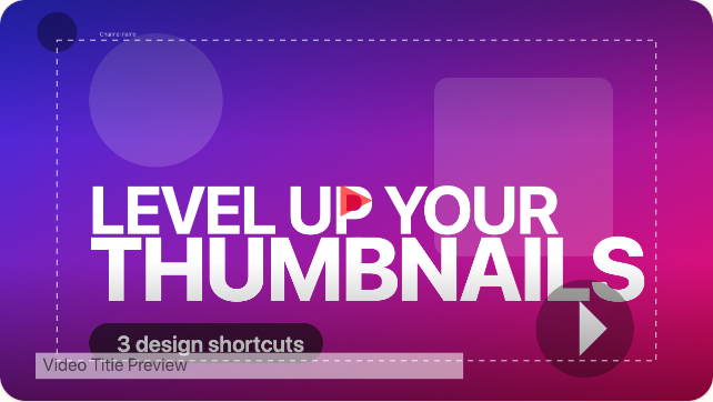 YouTube Standard 16:9 thumbnail preview with safe area overlay in Thumbnail Resizer